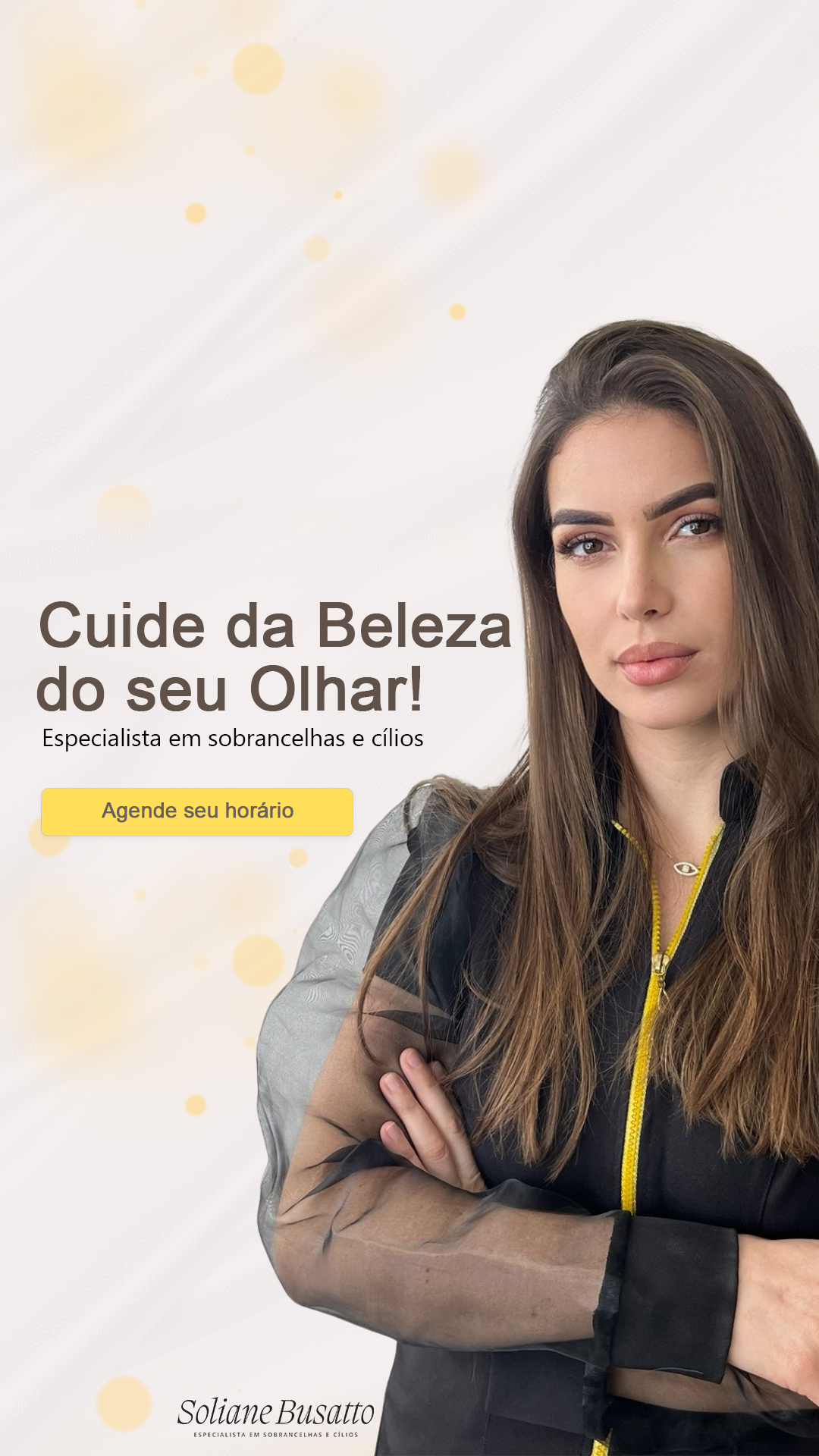 Banner de Designer de Sobrancelhas