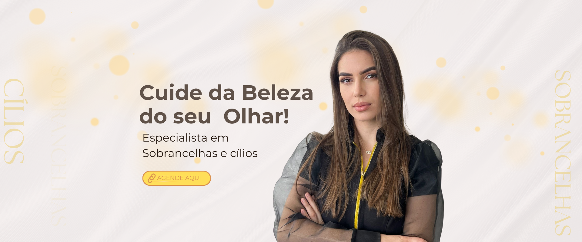 Banner de Designer de Sobrancelhas